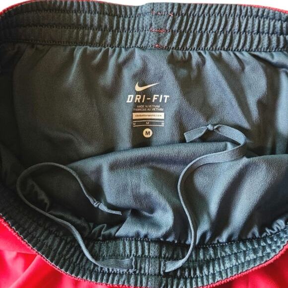 Nike Dri Fit Running Shorts Activewear Pink Grey Women's Medium - Picture 4 of 7